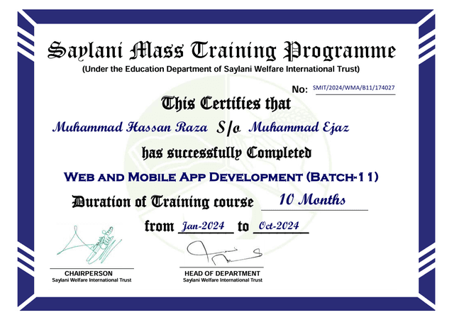 Certificate Image